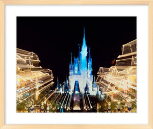 "Walt Disney World, Cinderella Castle and Main Street Lights" from Disney Photo Archives