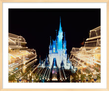 Load image into Gallery viewer, &quot;Walt Disney World, Cinderella Castle and Main Street Lights&quot; from Disney Photo Archives