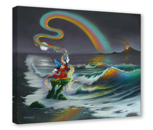 "Mickey Colors the World" by Jim Warren | Signed and Numbered Edition