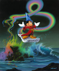 "Mickey Making Magic" by Jim Warren | Signed and Numbered Edition