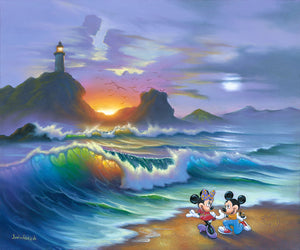 "Mickey Proposes to Minnie" by Jim Warren | Signed and Numbered Edition