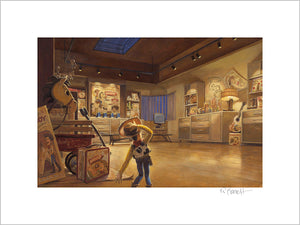 "Woody in Al's Display Room" by Randy Berrett
