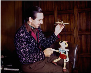 "Walt & Pinocchio Puppet" from Disney Photo Archives